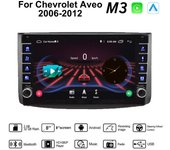 Radio estéreo para coche Android 2Din para Chevrolet Aveo 2006-2012 con botón, reproductor de vídeo Multimedia, navegación GPS, Carplay 2 + 32GB 1+16GB