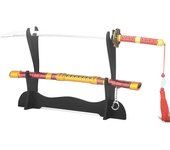 Soporte de madera para espada, soporte de exhibición, espada samurái Katana Wakizashi Tanto, cuchillo, varita mágica, soporte A1