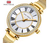Reloj de lujo superior con caja Mini Focus para mujer, reloj de moda para mujer, reloj resistente al agua para mujer, relojes de cuarzo para mujer