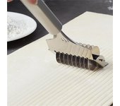 Cortador manual portátil de fideos de vainilla de acero inoxidable, cortador de masa de pasta de mano para cocina, cortador de cebolla, herramientas de cocina de acero
