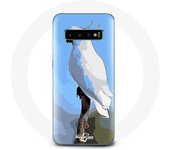 Coque pour Samsung Galaxy S10 Plus Cacatoès Perroquets blanc Oiseaux