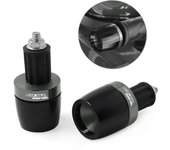 Puños universales para manillar de motocicleta de 7/8 , extremos de manillar, tapa de contrapeso, deslizador para Honda CBR600RR CBR 600RR CBR 600 RR verde