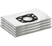 Bolsa de filtro de algodón KARCHER WD 7 - Blanca - Extremadamente resistente al desgarro