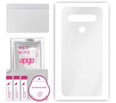 apgo Ultra Clear Protective Skin Sticker for the back compatible with LG K61, Wrap Film, Hydrogel Film, Flexible, Soft TPU with positioning layer easy