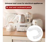 10 Uds. Cubiertas desechables para polvo, a prueba de humedad, a prueba de aceite, protectoras, elásticas, para la boca, olla eléctrica para arroz, cuencos, envolturas para el polvo, suministros de cocina S