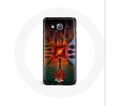 Coque pour Samsung Galaxy A3 Stranger Things Saison 4 Affiche Equipages de la Nouvelle Théorie