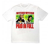 Eric B.. & Rakim - Camiseta unisex para adultos con estampado en la espalda  Pump Up The Volume M blanco
