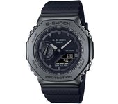 Casio Reloj redondo G-SHOCK GM-2100BB-1AJF para hombre [G-SHOCK Metal Covered Series Blackout], color negro