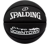 SPALDING Balón de baloncesto unisex Downtown Ball, color negro 7 negro
