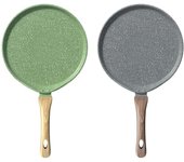 Sartén antiadherente para crepas, sartén para dosas, máquina para hacer tortillas, sartén redonda plana, plancha plana