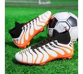 Botas de fútbol para hombre, botas de fútbol ultraligeras de gran tamaño, zapatillas para niños, botines de fútbol AG/TF antideslizantes, unisex 35