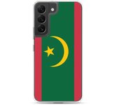 Coque Téléphone - Samsung - Galaxy S22 Plus - Drapeau de la Mauritanie - Souple - Multicolore
