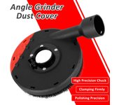Cubierta protectora universal para amoladora angular de 100/125 mm, protección contra el polvo, accesorios duraderos para superficies profesionales.