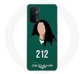 Coque pour Oppo A74 5G Squid Game Han Mi Nyeo Numéro 212