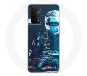 Coque pour Oppo A74 Formule 1 Valtteri Bottas Pilote de F1 Noir