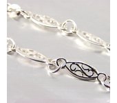 Les Trésors De Lily [F6721] - Pulsera de Plata 'Filigrenas' plata
