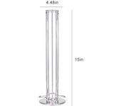 Cafetera Pod Carrusel Soporte Organizador Fuerte Spinning Coffee Capsule Holder Rack Compatible con 40 plata