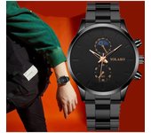 Nuevo diseño de moda, relojes de pulsera de cuarzo para hombre, relojes originales de negocios para hombre, reloj de regalo de lujo para marido, familia y amigo