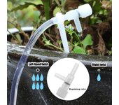 Sistema de riego ajustable para plantas, cultivo, bonsái, flores, hortalizas, invernadero 3 m 3 regulator