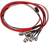 6 LEDs 3-7V Light Set Faro luz trasera para 1/10 RC Modelo Car Truck LQLQ