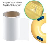 Parches de PVC impermeables para reparación de kayaks, botes inflables, repuestos para juguetes acuáticos inflables A