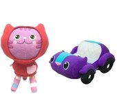 Casa de muñecas Gabby, juguete de peluche, temporada de dibujos animados, animales de peluche, muñecos de peluche de gato sirena para niños, regalos de cumpleaños y Navidad