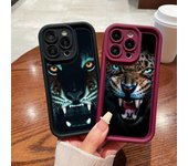 N96 Diseño de ojos de tigre Fundas de teléfono Soft Angel Eyes para Samsung A54 A34 A13 A14 S23 S24 Ultra S20 FE Xiaomi Redmi Note 13 12C Cubierta a prueba de golpes Samsung A03