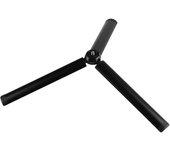 Trípode de mesa de vídeo de aluminio de 8 cm con interfaz universal de 1/4 de pulgada para estabilizador de cámara DSLR SLR negro