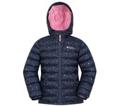 Chaqueta acolchada Seasons Stars para niños de Mountain Warehouse 7-8 Years azul/blanco