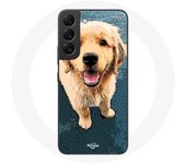 Coque pour Samsung Galaxy S21 FE golden retriever Chiot