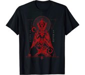 Camiseta gótica oscura con diseño oculto  Como es arriba, es abajo XXL