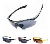 Gafas de sol de diseñador de marca para deportes al aire libre, ciclismo, ciclismo, ciclismo, gafas para hombre, gafas para mujer, gafas con lentes UV400 rojo