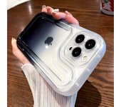 Funda de teléfono transparente de lujo con diseño de caramelo para iPhone 14, 13, 12, 11 Pro Max Plus, carcasa a prueba de golpes con color degradado For iPhone 11