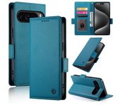Pixel 9 Pro XL 8 A 5G 2024 Funda Billetera de Cuero Tipo Concha Para Google Pixel 8 Pro Cubierta de Libro de Lujo Pixel 8A 7A 7 9 Pro Funda Pixel 7 Pro verde claro