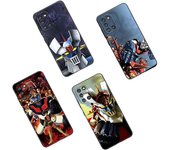 Funda de Anime Mazinger Z para Samsung Galaxy A01, A03, A04, A05, A10, A20, A21, A30, A50, S, A6, A8 Plus, A7 2018, color negro Samsung A10