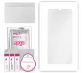 apgo Hydrogel Ultra-Clear Screen Protector for Samsung Galaxy A03, Hydrogel Film, Flexible, Soft TPU with positioning layer easy installation