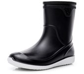 Botas de goma para hombre, impermeables, para la lluvia, para pescar, para el marido, para la cocina, a prueba de aceite, antideslizantes, para el trabajo 39