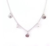 Les Trésors De Lily [G5638] - Collar de plata 'Coreografía' plata
