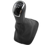 Mango de cuero con engranaje de 5 velocidades apto para Skoda Fabia MK1 2000-2008