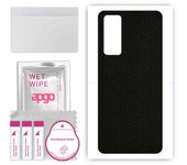 apgo Protective Skin Sticker for the back compatible with Huawei P Smart 2021 NFC, Wrap Film, Foil, Vinyl - Pattern Matrix