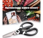 Tijeras de cocina de acero inoxidable multiusos, herramienta para cortar pollo, barbacoa, carne y hierbas, herramientas de cocina multifuncionales. 1PC-MINI