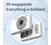 Cámara digital 4K Cámara de vídeo digital Foto de 50 MP Pantalla de 2,88 pulgadas Zoom digital 16X Enfoque automático AF negro
