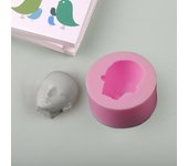 Molde de silicona con forma de cara de muñeca para hacer dulces de chocolate, molde de cabeza de bebé 3D de fácil liberación puro