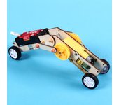 Happy Play DIY ensamblaje de gusano eléctrico que gatea niño Robot modelo escuela ciencia