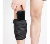 Bolsa de deporte creativa a prueba de golpes para pantorrillas, bolsa para correr, bolsa deportiva multiusos negro