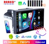 Radio de coche Android 1DIN, Audio y vídeo, estéreo Universal, Carplay, Autoradio de 7 pulgadas para VW, Nissan, Peugeot, Toyota, reproductor Multimedia 1+32CP