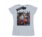 Friends Camiseta de algodón con foto de grupo para mujer/señoras XL blanco
