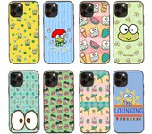 Funda suave negra Keroppi H-26 para iPhone 16, 15 Plus, 14, 13 Mini, 12, 11 Pro, 8, 6, 6S, SE, 5, XR, XS Max, Realme C30, C33, C32, 9I, VIVO, V29, V27, V23, Y36 Huawei Mate 20 Lite abismo