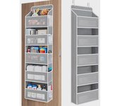 Bolsa de almacenamiento de tela para colgar en la pared, ideal para armario o puerta