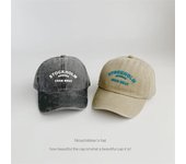 Gorra de béisbol de algodón lavado para mujer: gorra suave, informal y desgastada para padres e hijos: gorra de pico de pato moderna y versátil para hombres Child (50-52cm)